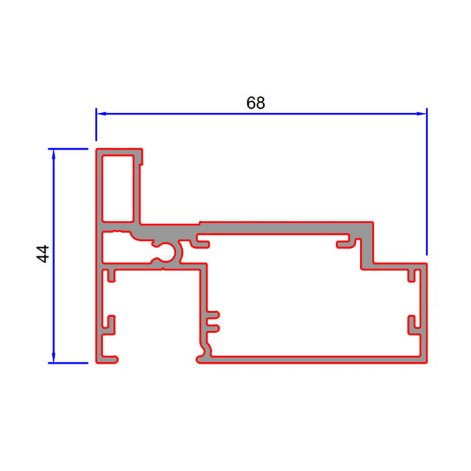 Sgdf Profile Single Glaze Door Frame Qictrims Ltd